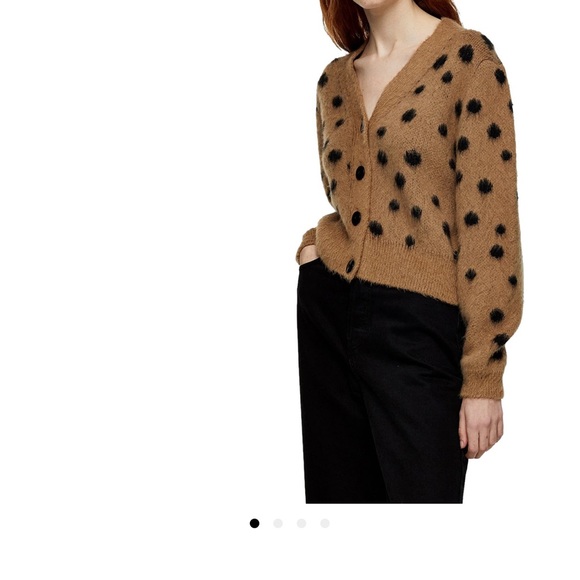 TOPSHOP Mixed Spot Cardigan. NWT NEVER WORN - Picture 10 of 10